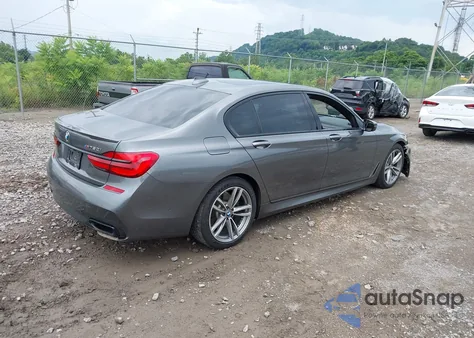 2016 BMW 750I xDrive from USA, damaged, VIN WBA7F2C58GG415114